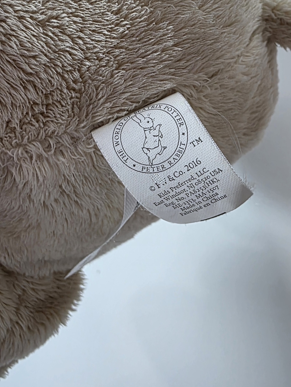 Beatrix Potter Peter Rabbit Plush - Picture 6 of 6